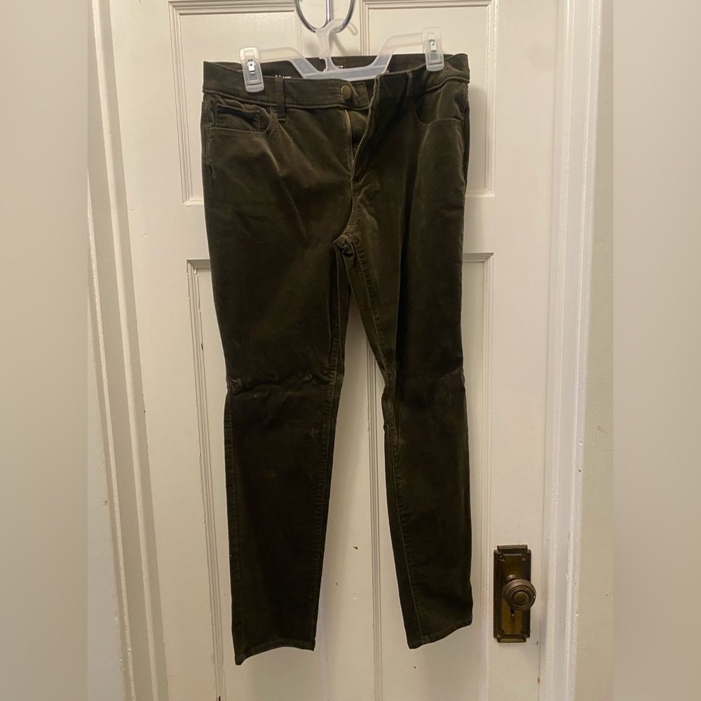 Dark green corduroy pants